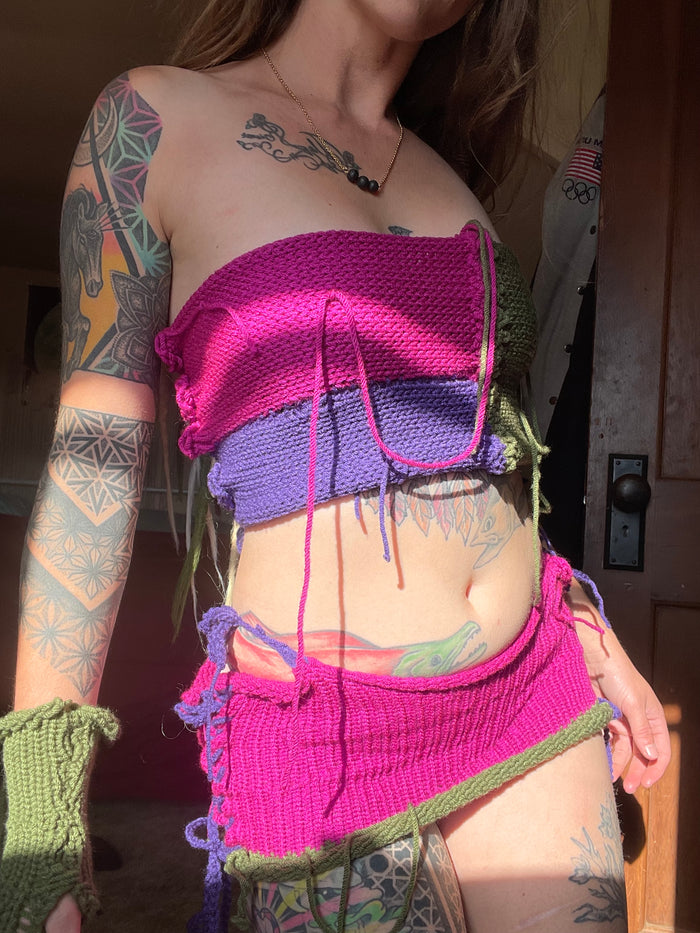 3 Piece Fairy Core Knit Set (Sm/Med)
