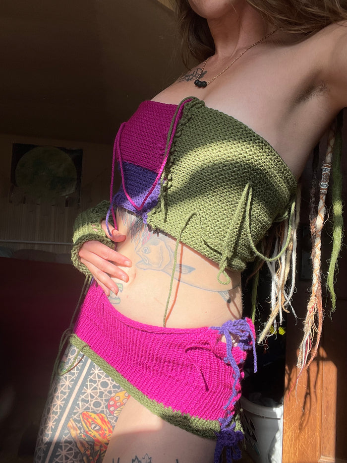 3 Piece Fairy Core Knit Set (Sm/Med)
