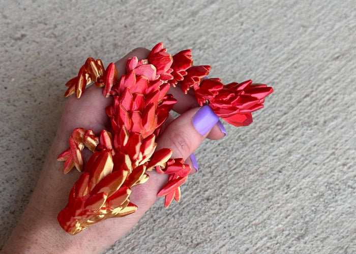 3D Printed Baby Gemstone Dragon