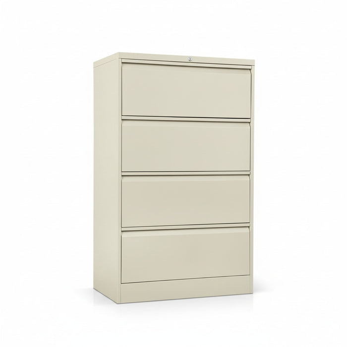 SOHO lateral filing cabinet with four drawers, beige
