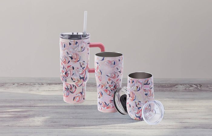 40oz Tumbler - Peach Gems: Default Title