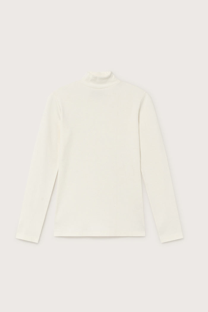 Shop aine rib top white by Thinking Mu on thegreenlabels