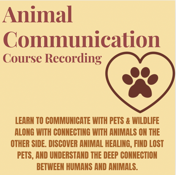 Animal Communication Course Recording