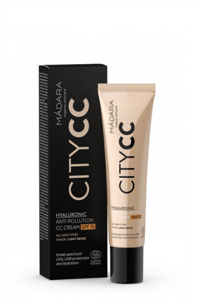 shop anti-pollution cc cream SPF 15 light by Mádara at thegreenlabels