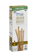 Asturi Thin Italian Breadsticks 120g 4.23oz Sea Salt & Extra Virgin Olive Oil (Case of 12-Packs)