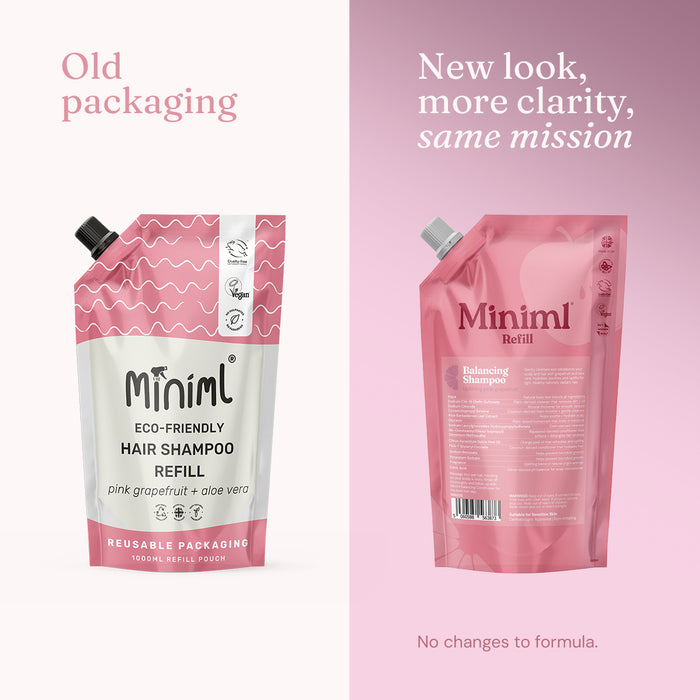 Balancing Shampoo - Uplifting Pink Grapefruit - 1L Refill