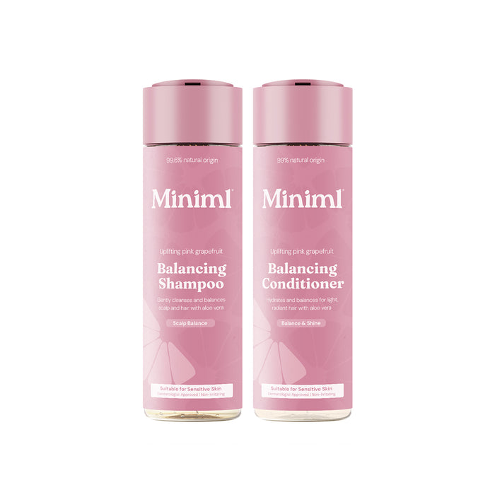 Balancing Shampoo + Conditioner - Uplifting Pink Grapefruit
