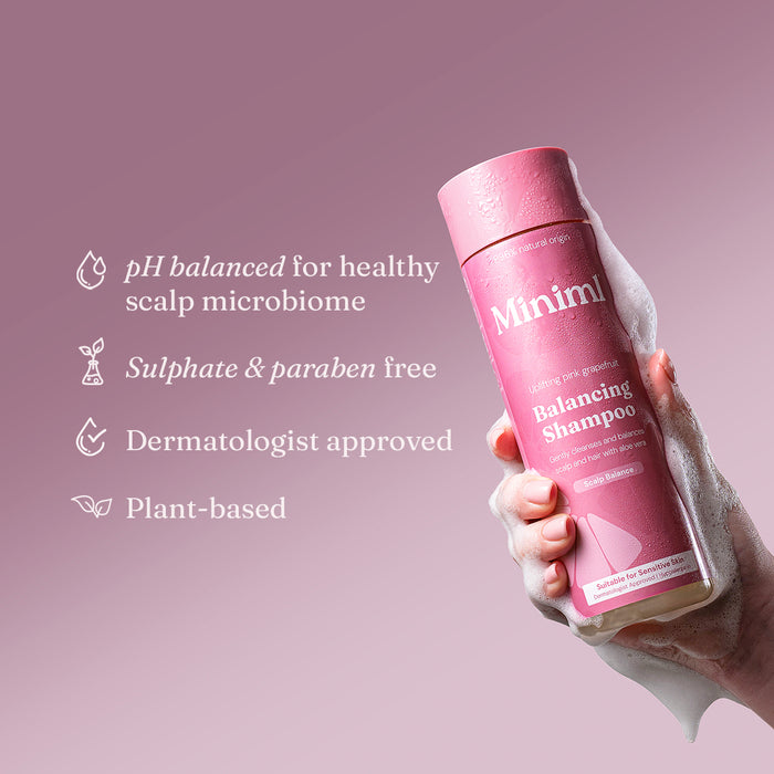 Balancing Shampoo + Conditioner - Uplifting Pink Grapefruit
