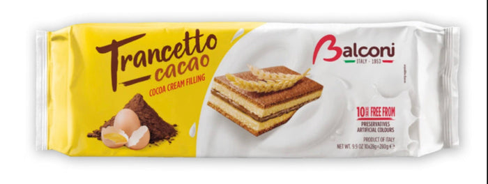 Balconi Trancetto Cocoa Cream Filling, 280g (Case-12Packs)