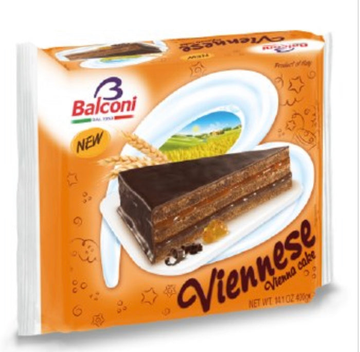 Balconi Viennese Apricot Chocolate Cake 400g (3-Pack)