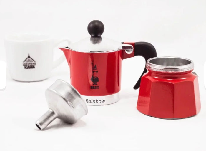 Bialetti Rainbow Espresso Italian Coffee Maker 1-Cup
