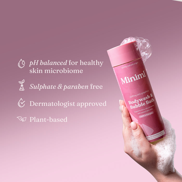 Bodywash + Bubblebath - Uplifting Pink Grapefruit