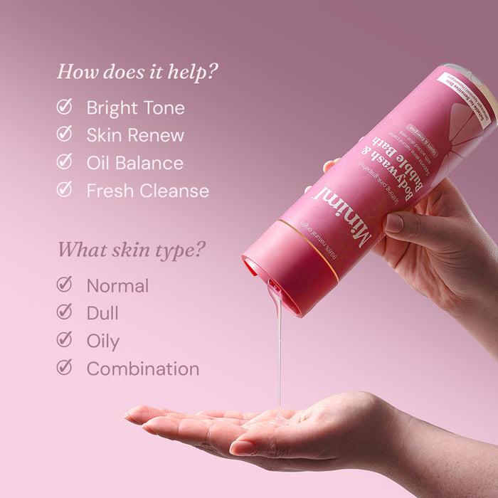 Bodywash + Bubblebath - Uplifting Pink Grapefruit