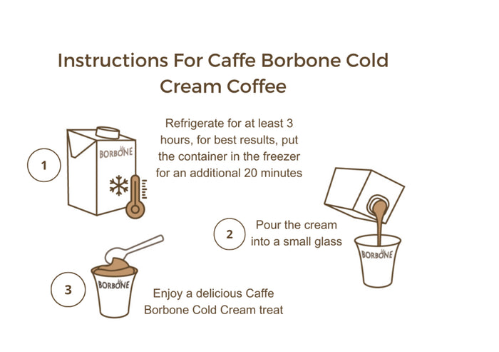Caffe Borbone Crema Fredda Cold Coffee Cream, 550g