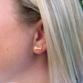 Cape Cod Earrings: Gold