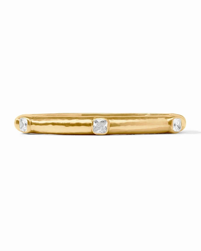 Catalina Hinge Bangle, Cubic Zirconia