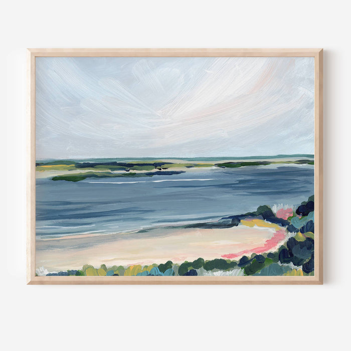 Chatham Bars View, Unframed Print on Flat Canvas: 4 x 6