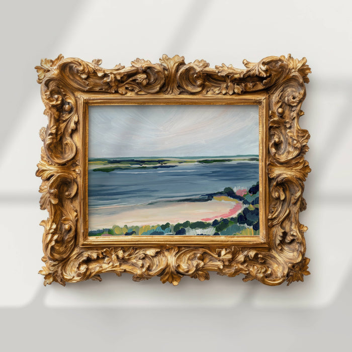 Chatham Bars View, Unframed Print on Flat Canvas: 4 x 6