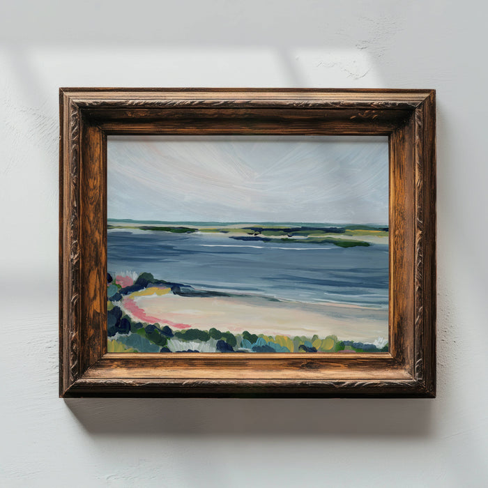 Chatham Bars View, Unframed Print on Flat Canvas: 4 x 6