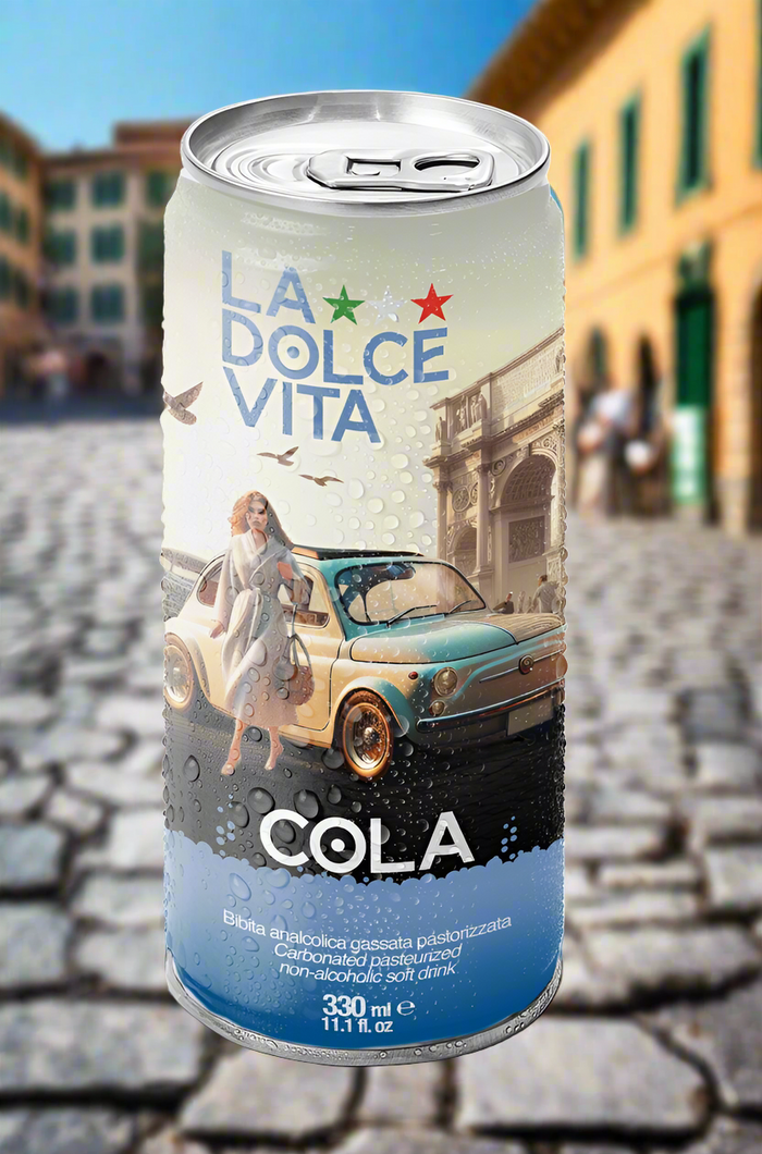 COLA LA DOLCE VITA SPADAFORA 330ML CANS CASE (24-Pack)