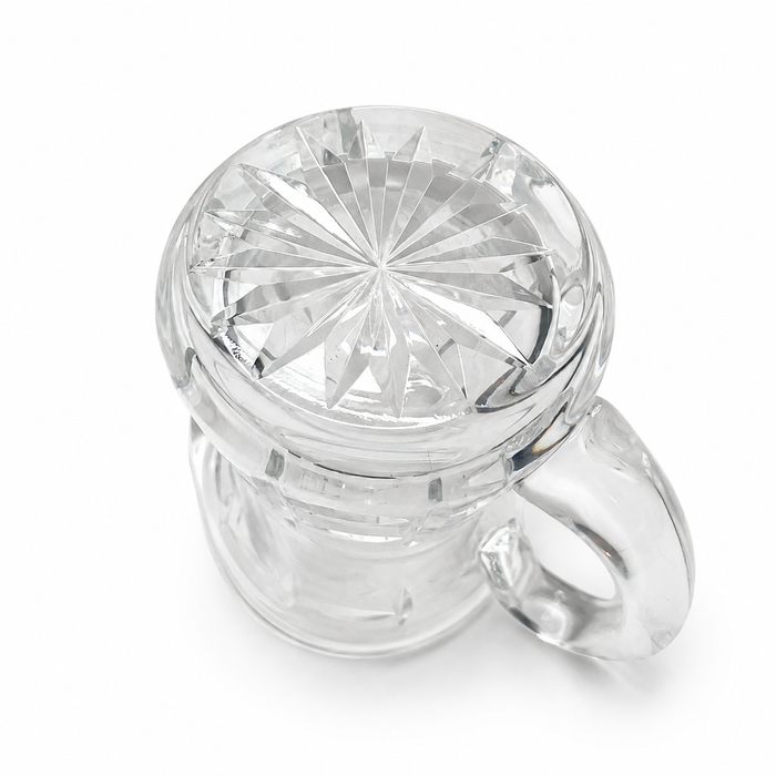 Elegant Clear Crystal Creamer 6 Ounce Capacity - Decorative Details