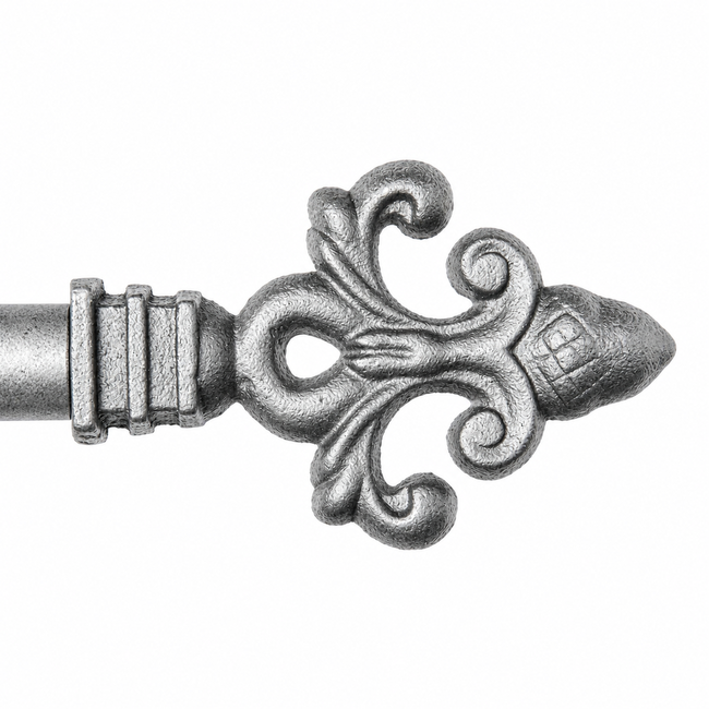 Dynasty Finial - 7/8 in Heritage Silver