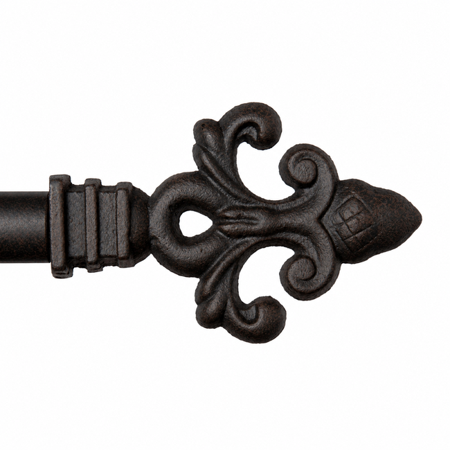 Dynasty Finial - 7/8 in Iron Oxide