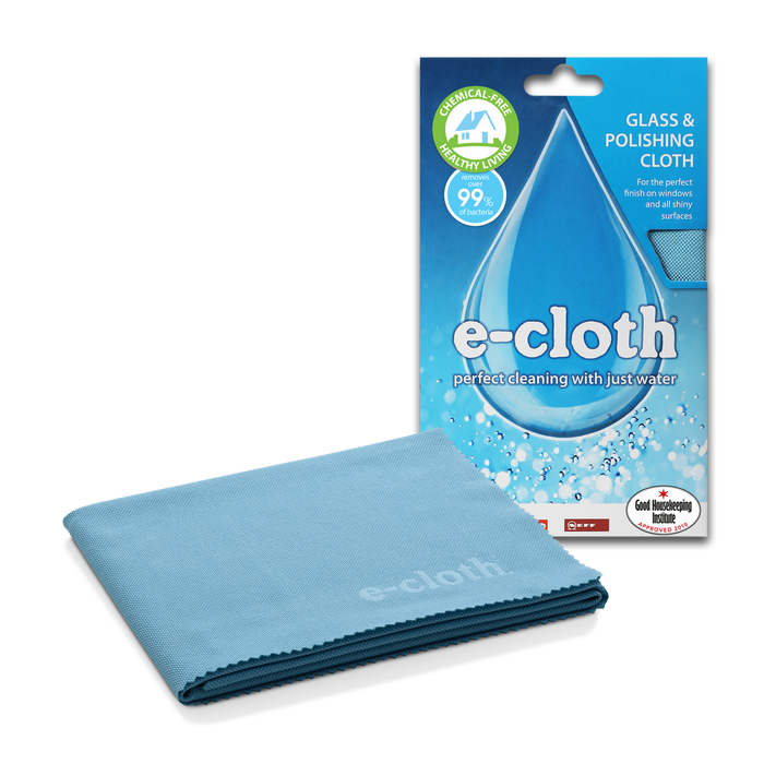 E-Cloth Glass & Stainless Steel Polishing Cloth 40cm x 50cm