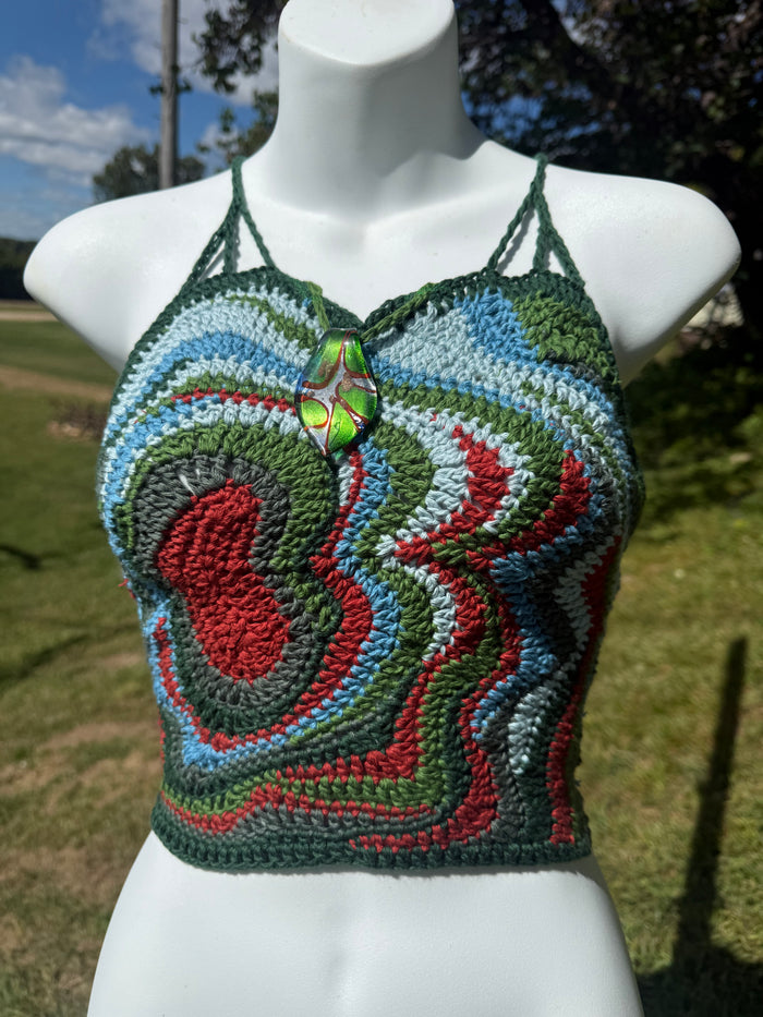Earth Vibes Freeform Top (XS/SM)