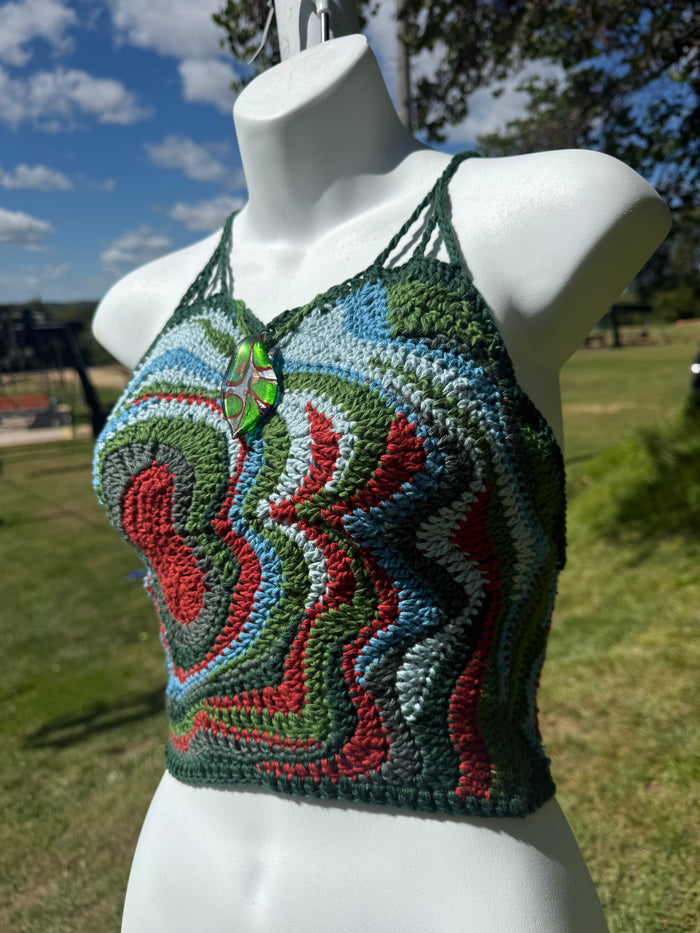 Earth Vibes Freeform Top (XS/SM)