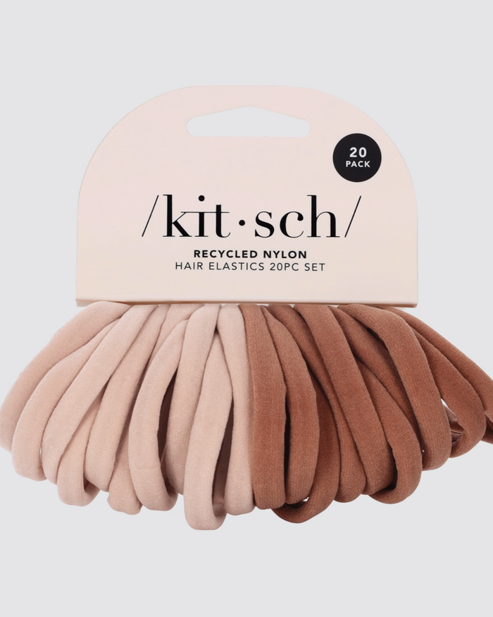 Eco-Friendly Nylon Elastics 20pc Set, Blush