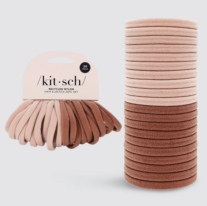 Eco-Friendly Nylon Elastics 20pc Set, Blush