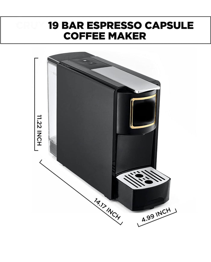Espresso Machine + 1 Case of Borbone Espresso Capsules-100ct