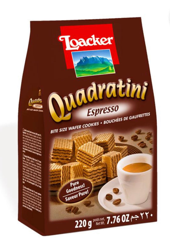 Espresso Quadratini 7.7 oz by Loacker (6-Pack Special)