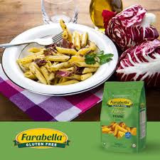 Farabella pasta Organic Gluten Free Penne Rigate - 12bags x 340gr (12oz) Case