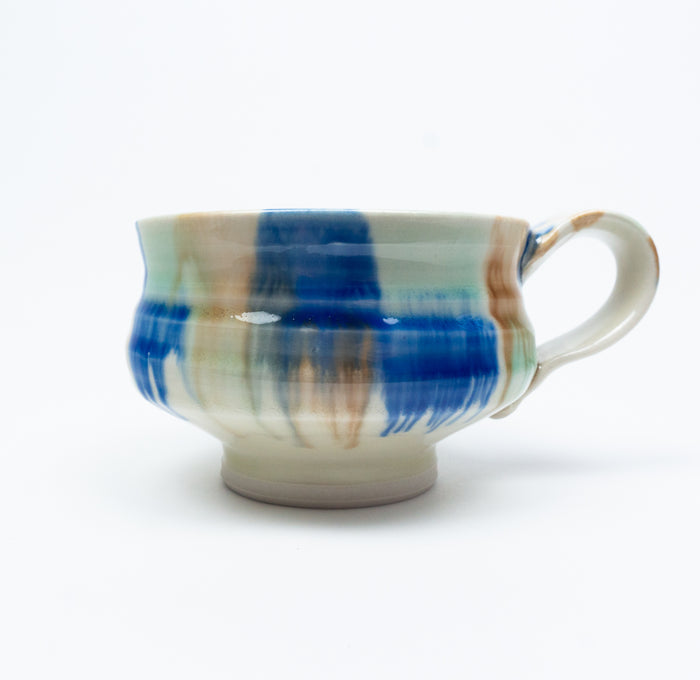 Fluxware Latte Cup w Fluid Wash Pattern