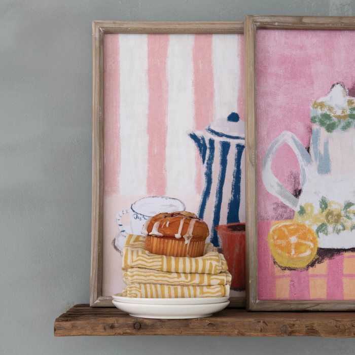 Framed Wall Décor w/ Kitchen Still Life Image