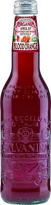 Galvanina Organic Blood Orange Soda, 12oz Case of (24-Bottles)