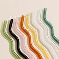 GLASS WAVY STRAW