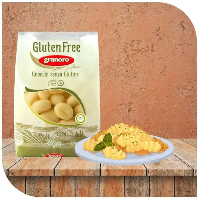 Granoro Gluten Free Potato Gnocchi, 17.6 oz | 500g (6-Pack