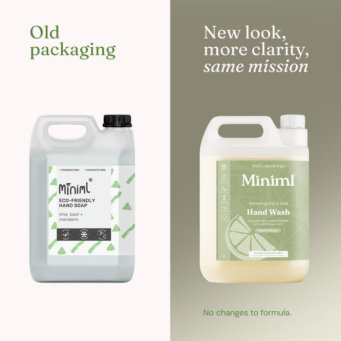 Hand Soap - Refreshing Lime & Basil - Bulk Refill