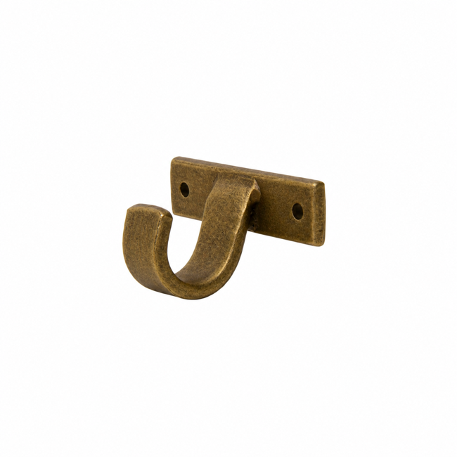 Horizontal Tapestry Mount - 1 1/4 in Antique Gold
