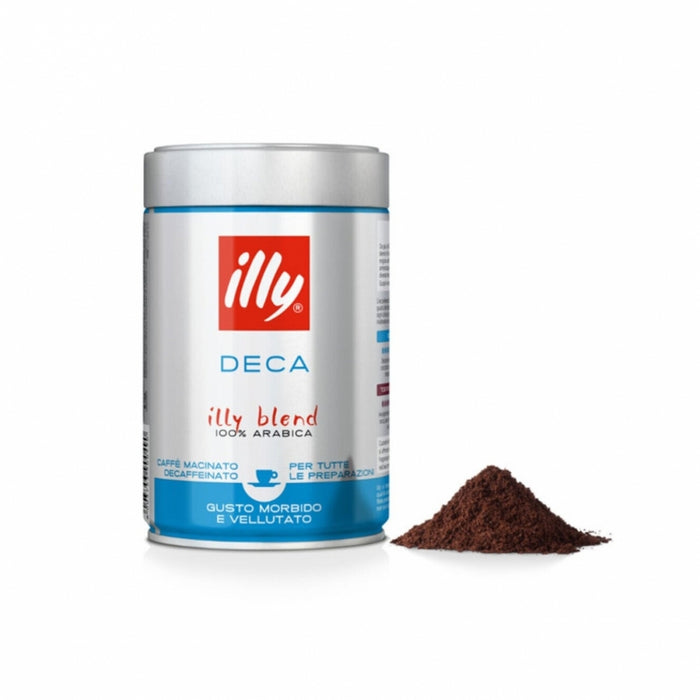 Illy Decaffeinated Ground Coffee Jar 250g 6-Pack