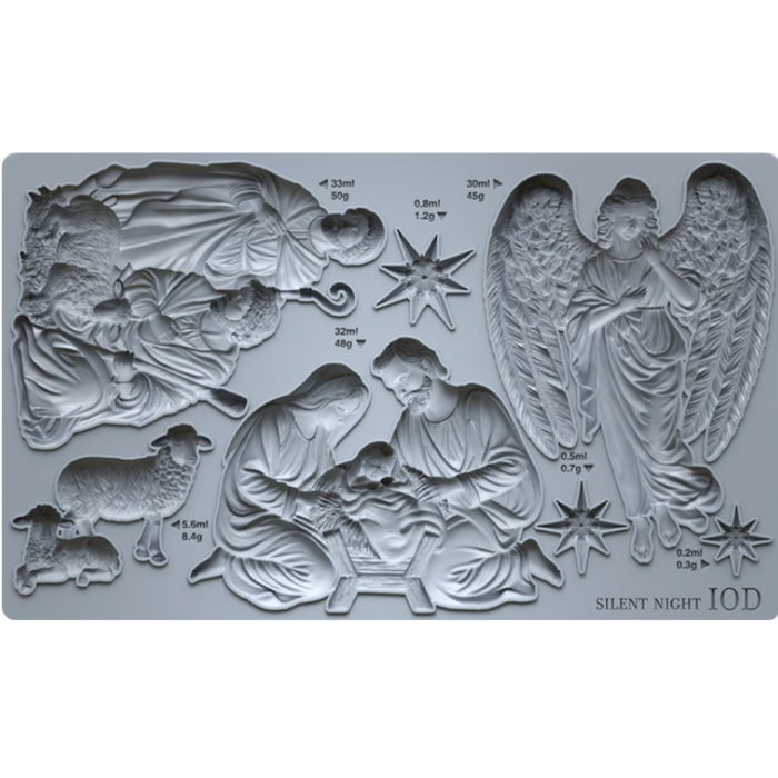 IOD Silent Night Decor Mould by Iron Orchid Designs - Winter 2026