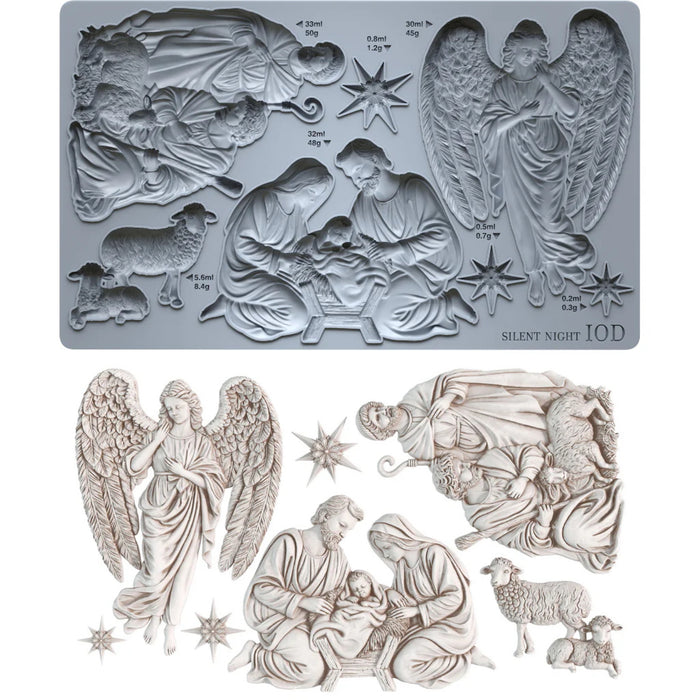 IOD Silent Night Decor Mould by Iron Orchid Designs - Winter 2026