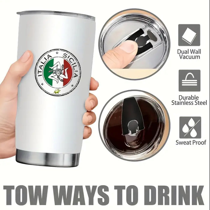 Italia Sicilia 20oz. Stainless Steel Insulated Tumbler
