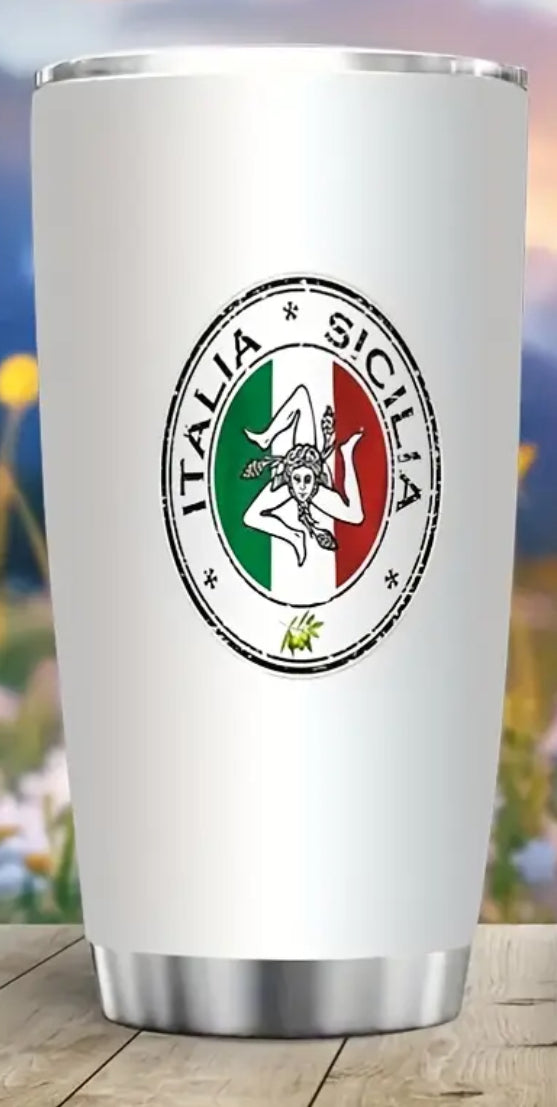 Italia Sicilia 20oz. Stainless Steel Insulated Tumbler