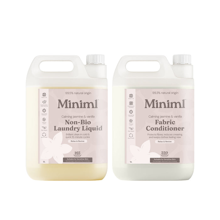 Laundry Essentials Refill Bundle - Calming Jasmine + Vanilla