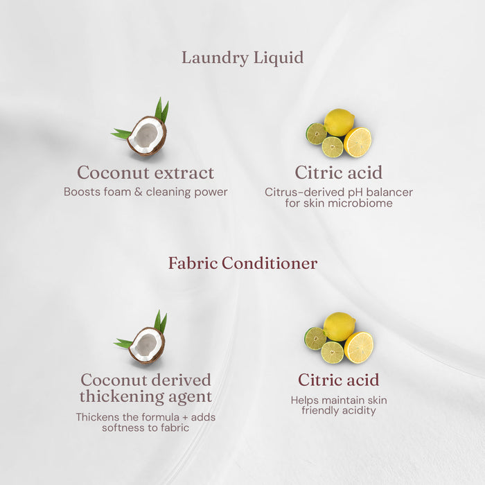 Laundry Essentials Refill Bundle - Calming Jasmine + Vanilla