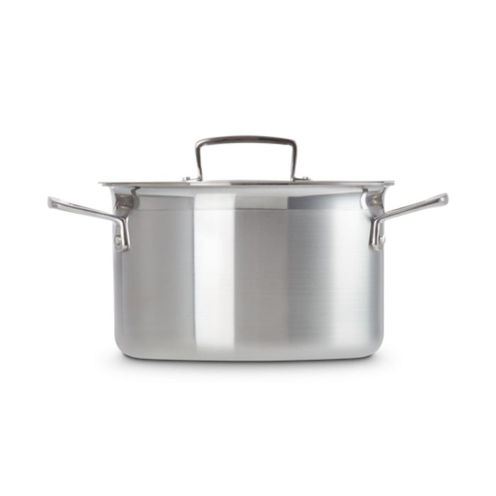 Le Creuset Classic 3 Ply Stainless Steel Deep Casserole - 24cm